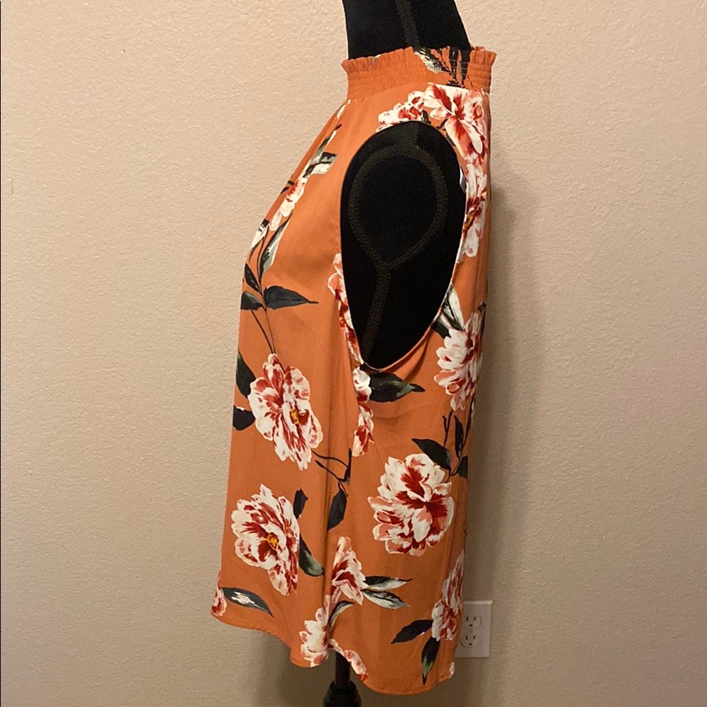 Orange/Peach Sleeveless Blouse StichFix - Picture 2 of 7